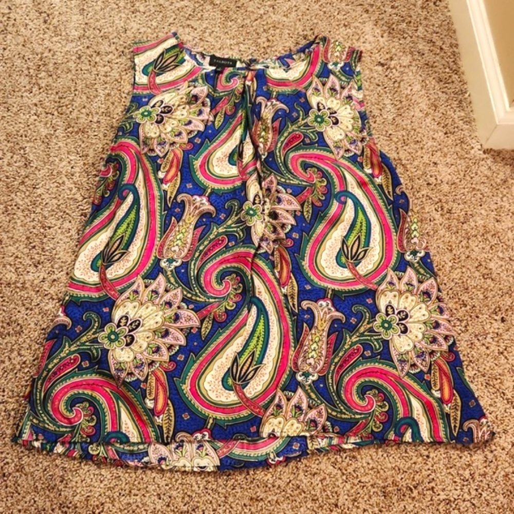 Vibrant Silk Talbots Top